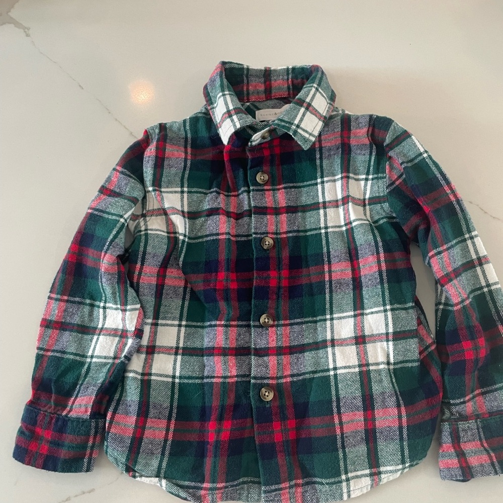 Navy Blue Button Down Shirt with Classic Fit and Soft Fabric